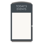 2-Line Informational Sign w/ Insert Window