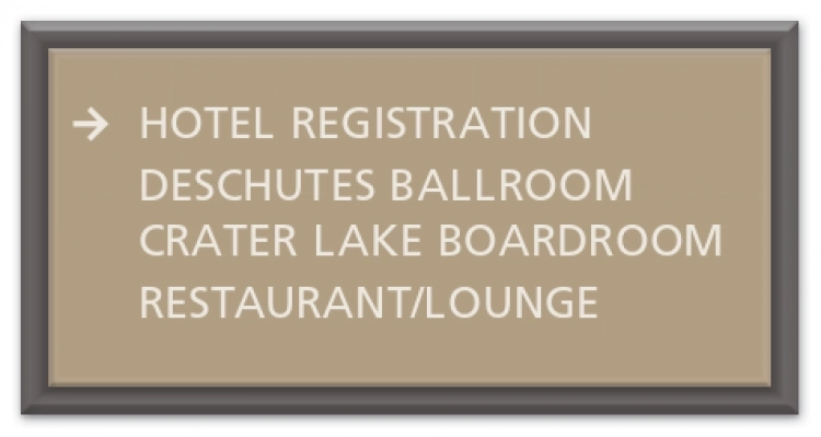 5-Line Directional Sign