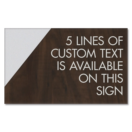 5-Line General Information Sign