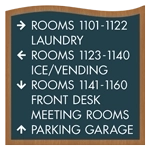 8-Line Directional Sign