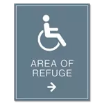 Accessible Direction Sign w/ ISA