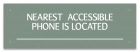 Accessible Phone Location Sign
