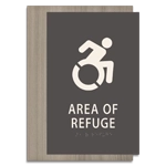 Area of Refuge Sign - Dynamic ISA Symbol