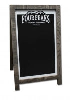Chalkboard Rustic Real Wood A-frame Sidewalk Sign