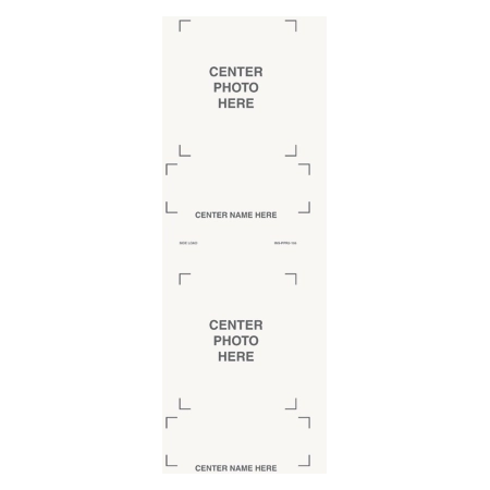 Contour Additional Insert Cards/2 Picture Room Number (50/pk)