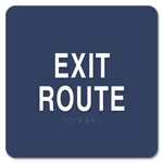 Exit Route Egress Sign