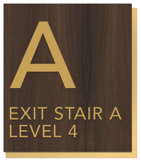 Exit Stairs/Level Indicator - NYC Compliant