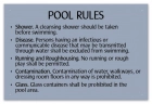 Idaho Pool Rules Sign