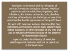 Illinois Beach Admission Rules Sign