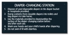 MAHC Diaper-Changing Station Signage