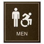 Men Sign w/Male & Dynamic ISA Symbols