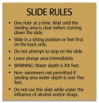 Montana Slide Rules Sign