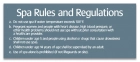 Montgomery County, Alabama Spa Rules Sign