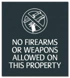 No Firearms or Weapons Allowed - Celtec Version
