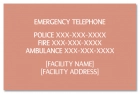 Ontario Canada Emergency Phone Sign