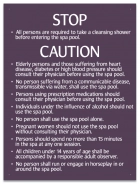 Oregon Spa Rules Sign