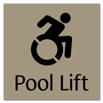 Pool Lift Sign with Dynamic ISA Symbol