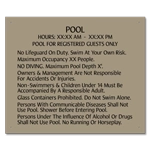 Pool Rules