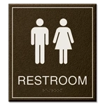 Restroom Sign w/ Unisex Symbols