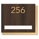 Room Number Sign - 1 slot