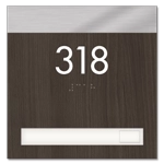 Room Number Sign - 1 slot