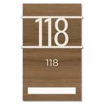 Room Number Sign - 1 slot