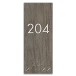 Room Number Sign w/Symbols