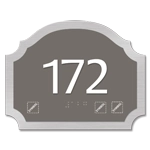 Room Number Sign w/Symbols