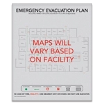 Screen Print Evacuation Map