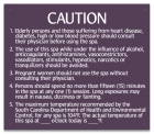 South Carolina Spa Rules Sign