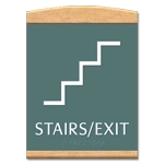 Stairs / Exit Sign w/Symbol