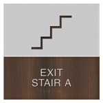 Stairway Exit Sign - DC Compliant