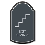 Stairway Exit Sign - DC Compliant