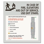 Standard Elevator Evacuation Plans - CA Compliant