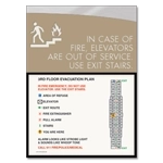 Standard Elevator Evacuation Plans - CA Compliant