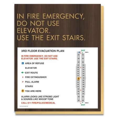 Standard Elevator Evacuation Plans - NYC Compliant