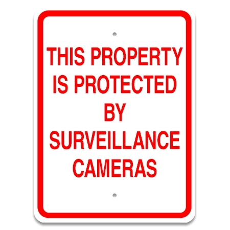 This Property Is Protected By Surveillance Cameras