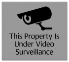 Video Surveillance Sign- Fiberbrite