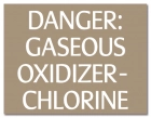 Virginia Danger Gaseous Chlorine Sign