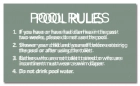 Virginia Pool Rules Sign