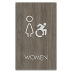 Women Sign w/Female & Dynamic ISA Symbols