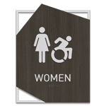 Women Sign w/Female & Dynamic ISA Symbols