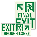 NYC Low-Level Egress Signs
