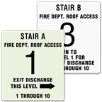 Stairwell Identification for Washington, DC Signs