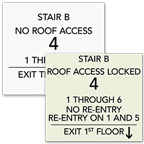 Stairwell Identification for Houston, TX Signs