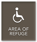 Refuge Area Signs