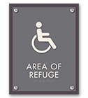 Refuge Area Signs