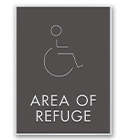 Refuge Area Signs