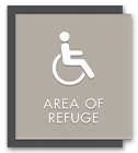 Refuge Area Signs