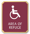 Refuge Area Signs